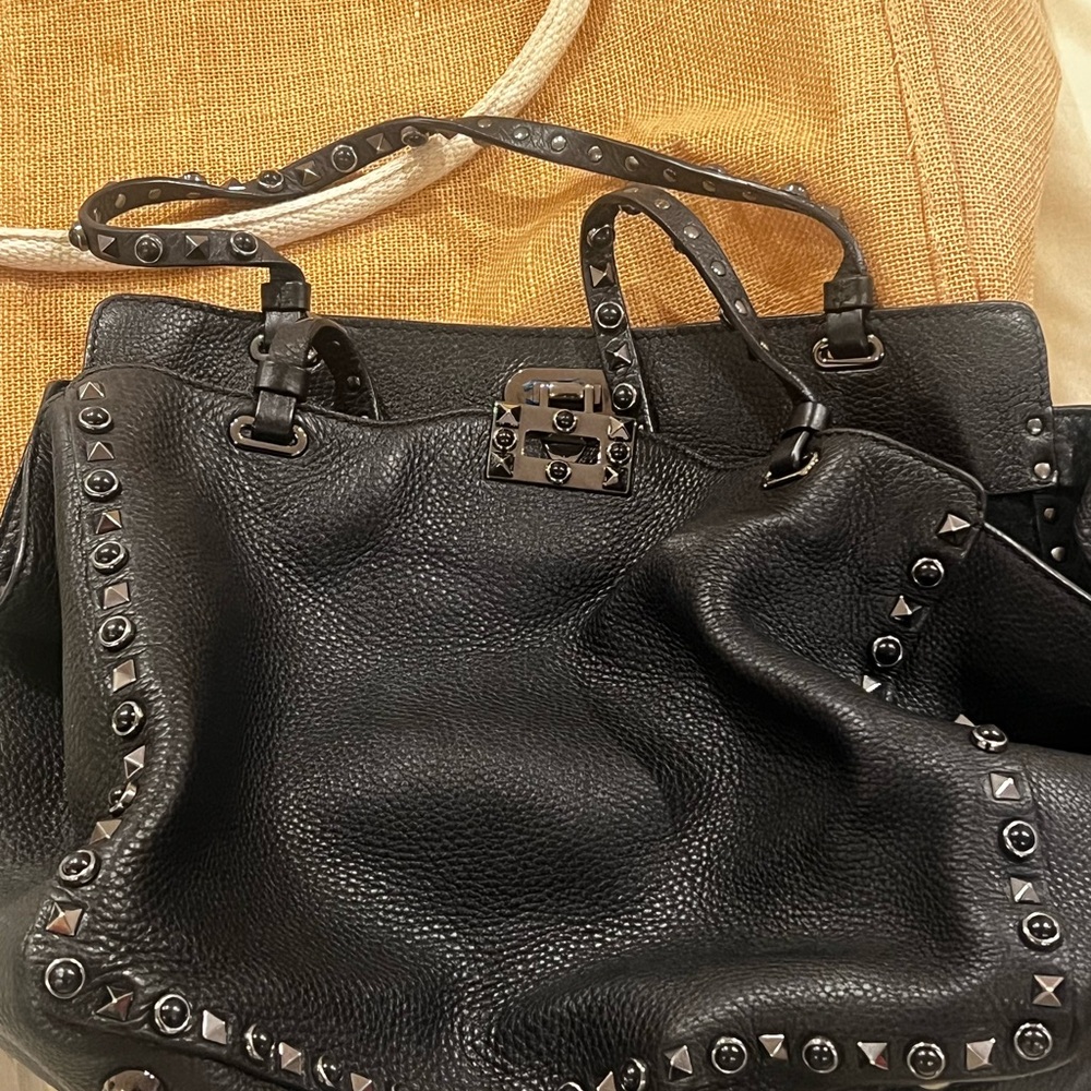 Valentino Black Studded Women's Bag